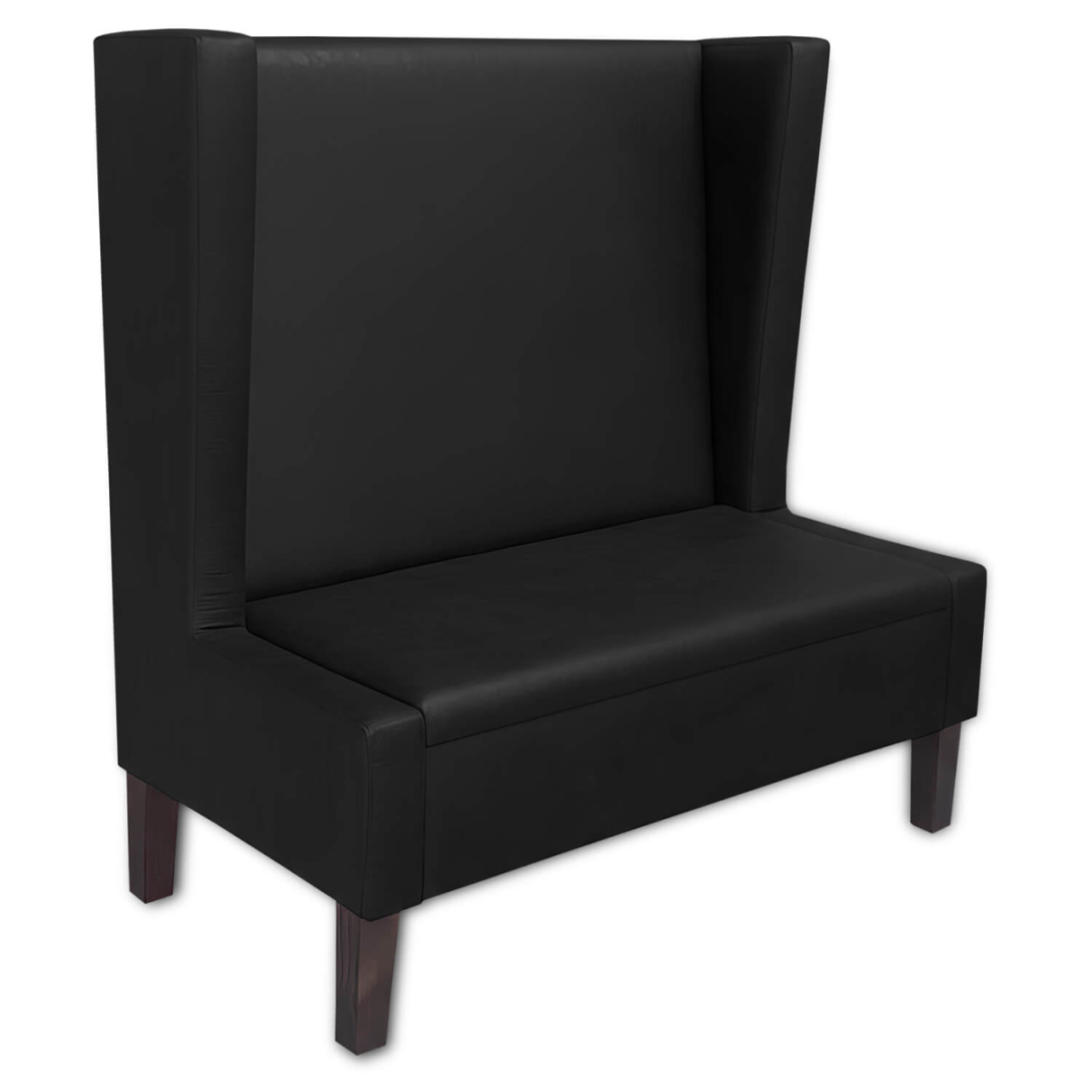 Horeca-Eetbank-KING-Zwart-Kunstleer-1200x1200