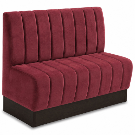 Horeca-Eetbank-SAFRAN-Bordeuax-Velvet-Fluweel-3