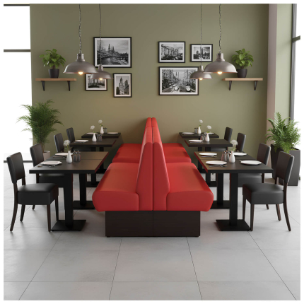 Horeca-Eetbank-Set-ROSSO-Kunstleer (1)