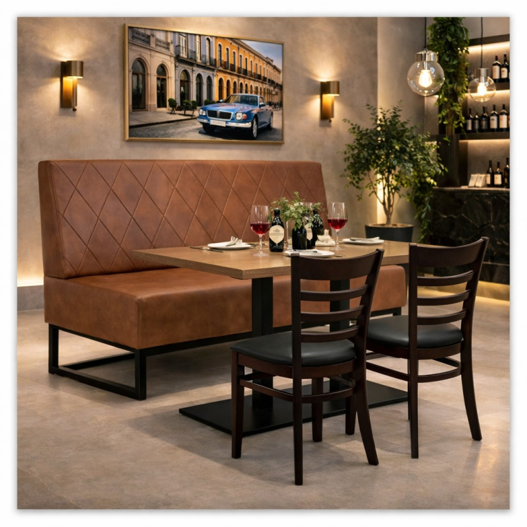 Horeca-Stoel-Set-LINEA-Zwart-Kunstleer (1)