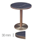 Horeca-Ronde-Tafel-Met-Onderstel-FAUX-MARMER-ZWART-Ø60-cm