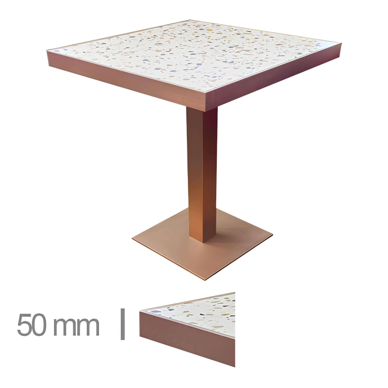 Horeca-Tafel-Met-Onderstel-FAUX-MARMER-ABRUZZO-EDGE-KOPER-70x70-cm