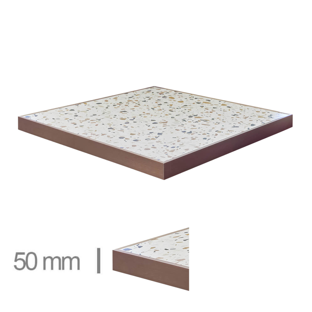 Horeca-Tafelblad-FAUX-MARMER-ABRUZZO-EDGE-KOPER-5cm-Dik