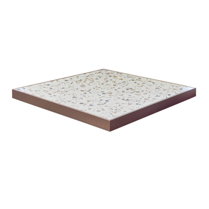 Horeca-Tafelblad-FAUX-MARMER-ABRUZZO-EDGE-KOPER-60x60x5cm-Dik