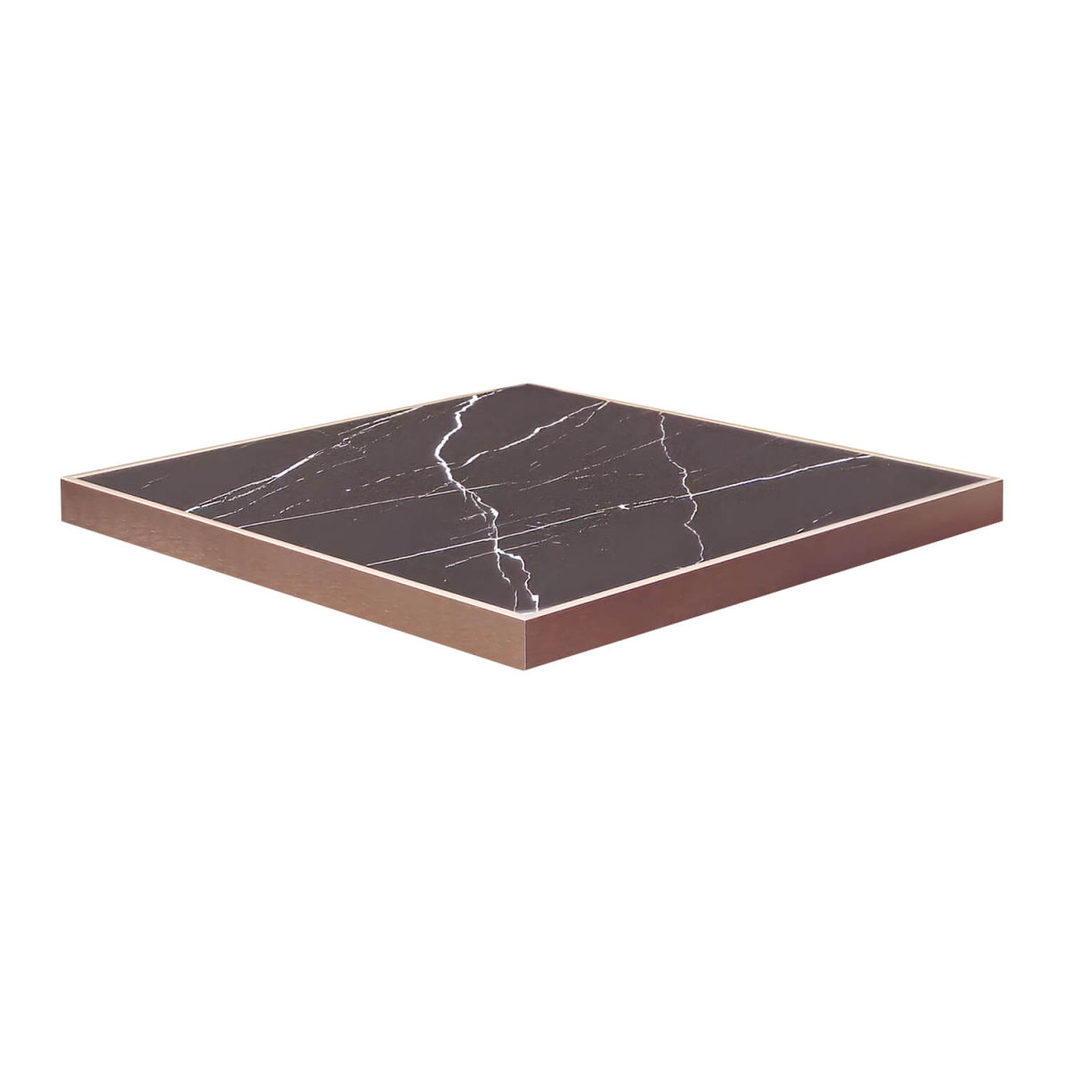 Horeca-Tafelblad-FAUX-MARMER-ZWART-EDGE-KOPER-60x60-5cm-Dik-1