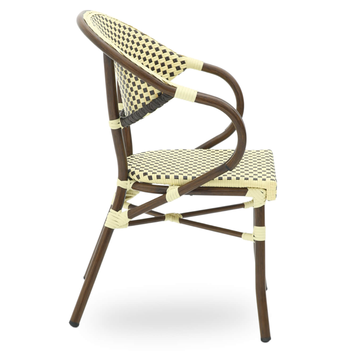 Terrasstoel-MILANO-Armleuning-Stapelbaar-Beige-Bruin-Z