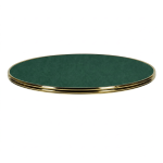 Horeca-Tafelblad-Rond-Met-Messing-Rand-TERRASIA-GROEN-R60-3-cm-Dik