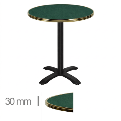 Horeca-Terrastafel-Rond-Met-Messing-Rand-TERRASIA-GROEN-Ø60-cm-1